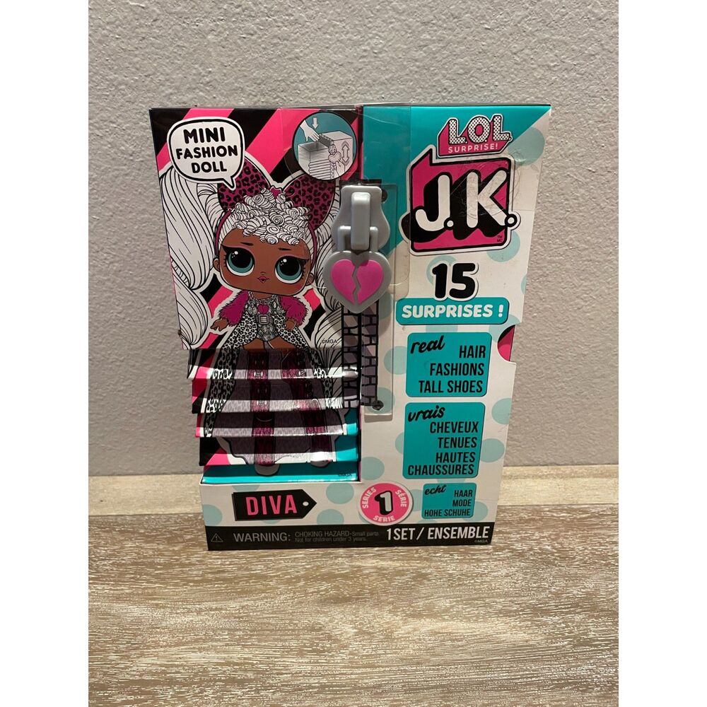 L.O.L. LOL Surprise! JK Diva Mini Fashion Doll with 15 Surprises